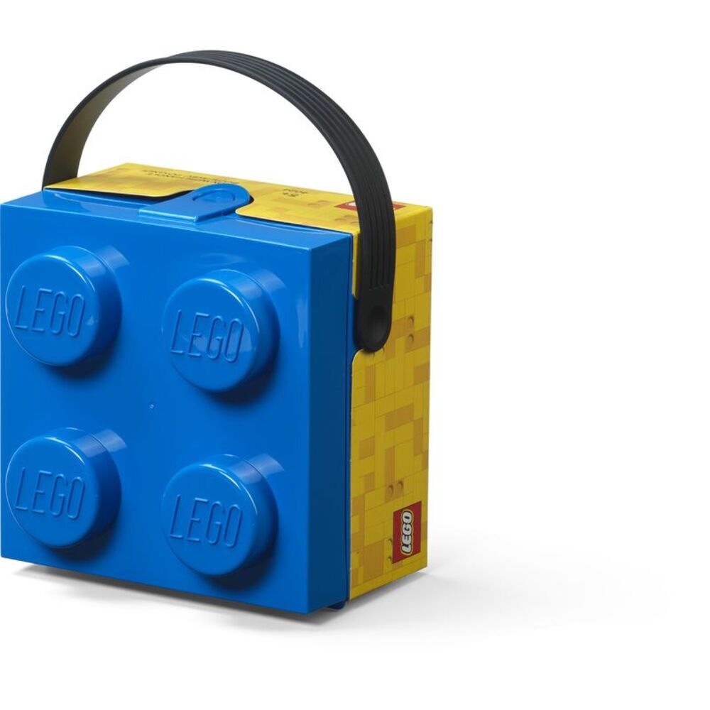 LEGO Box with Handle with 4 Knobs, Blue COLLECTIBLES